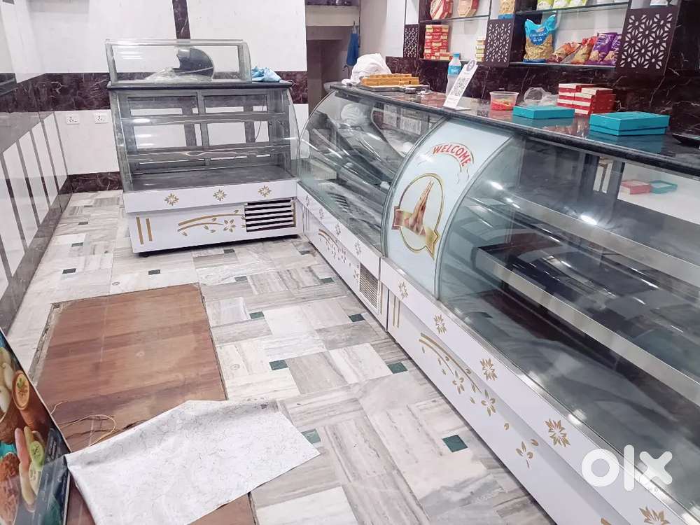 Sweet shop counter, display counter