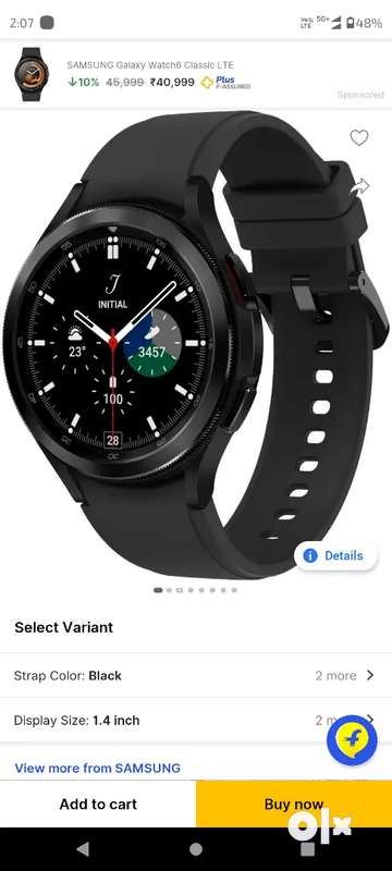 Samsung watch lte on sale 46