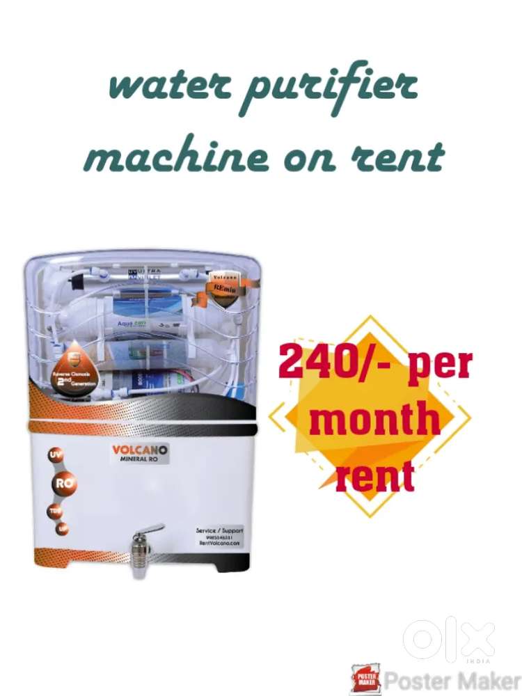 Water Purifier Machine Available On Rent