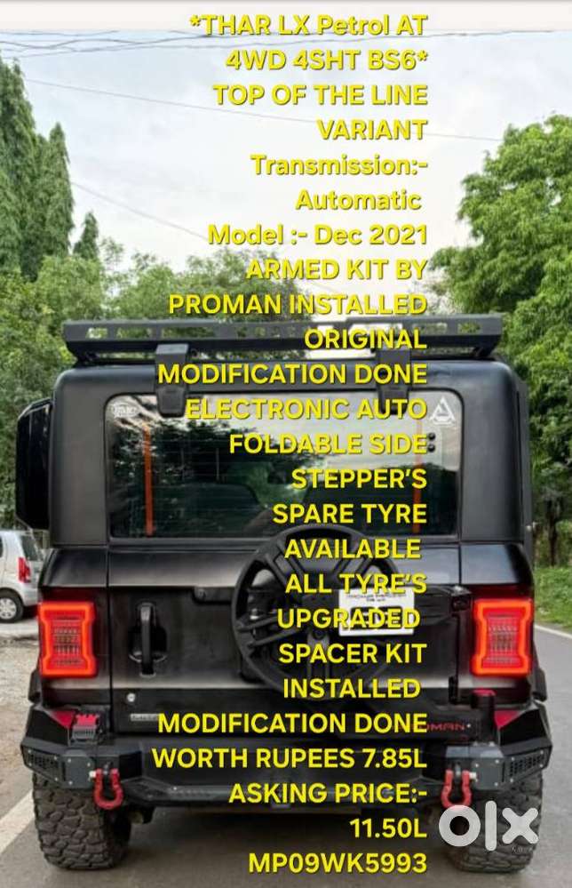 Mahindra Thar Lx 4x4 Hardtop, 2021, Petrol