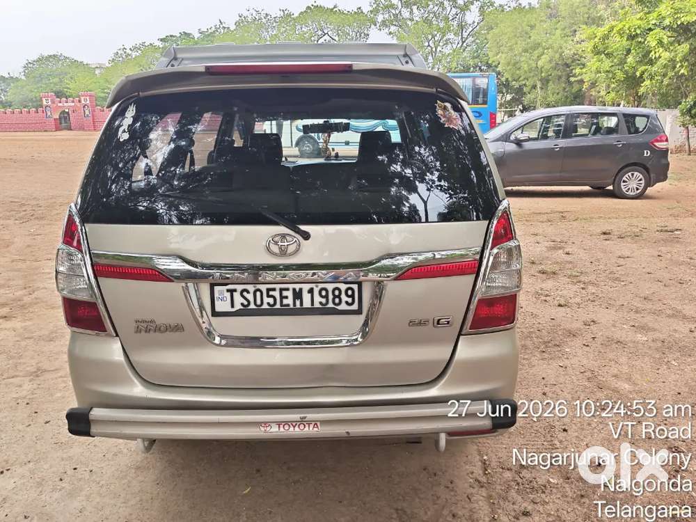 Toyota Innova Diesel Manual 2nd 2015 Car, Seal Tyres, Valid Insurence,