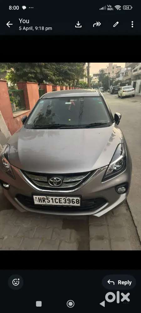 Toyota Glanza 2022 Good Condition Fuuly Loding