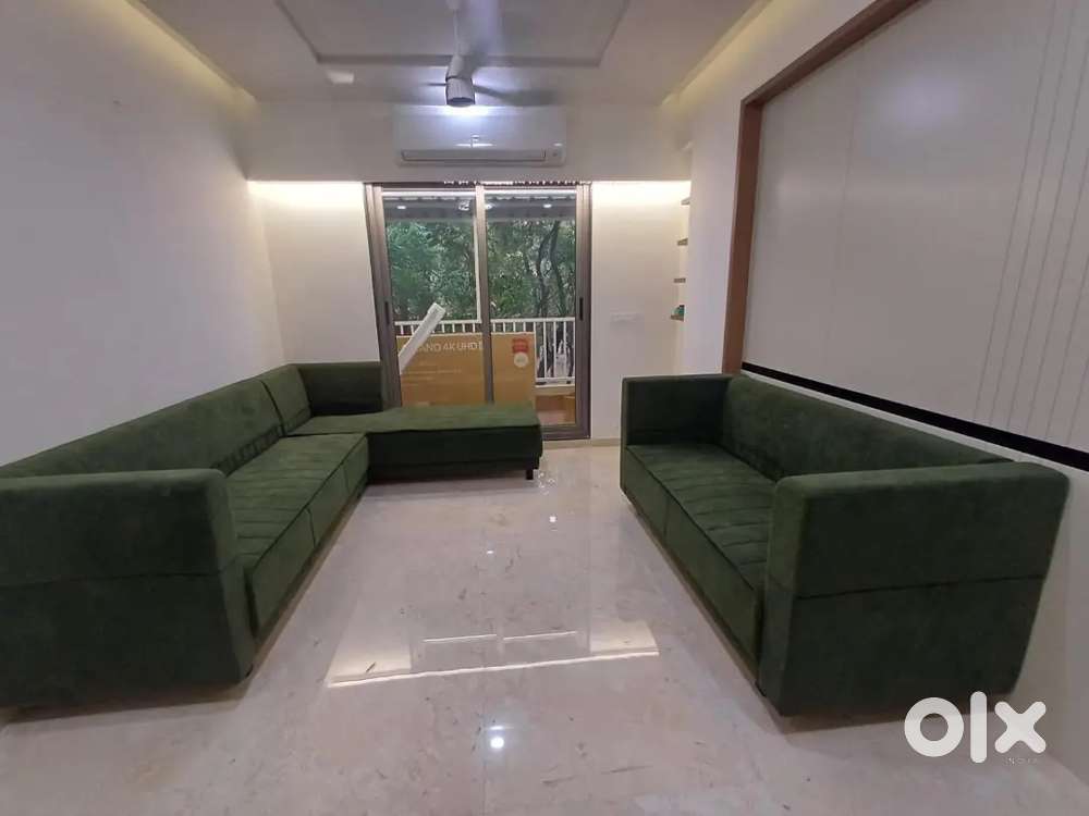 Lavish sofa with aasan cover