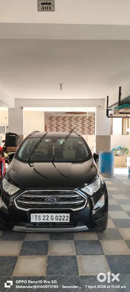 Ford Ecosport 2020 Diesel 80300 Km Driven With Sunroof