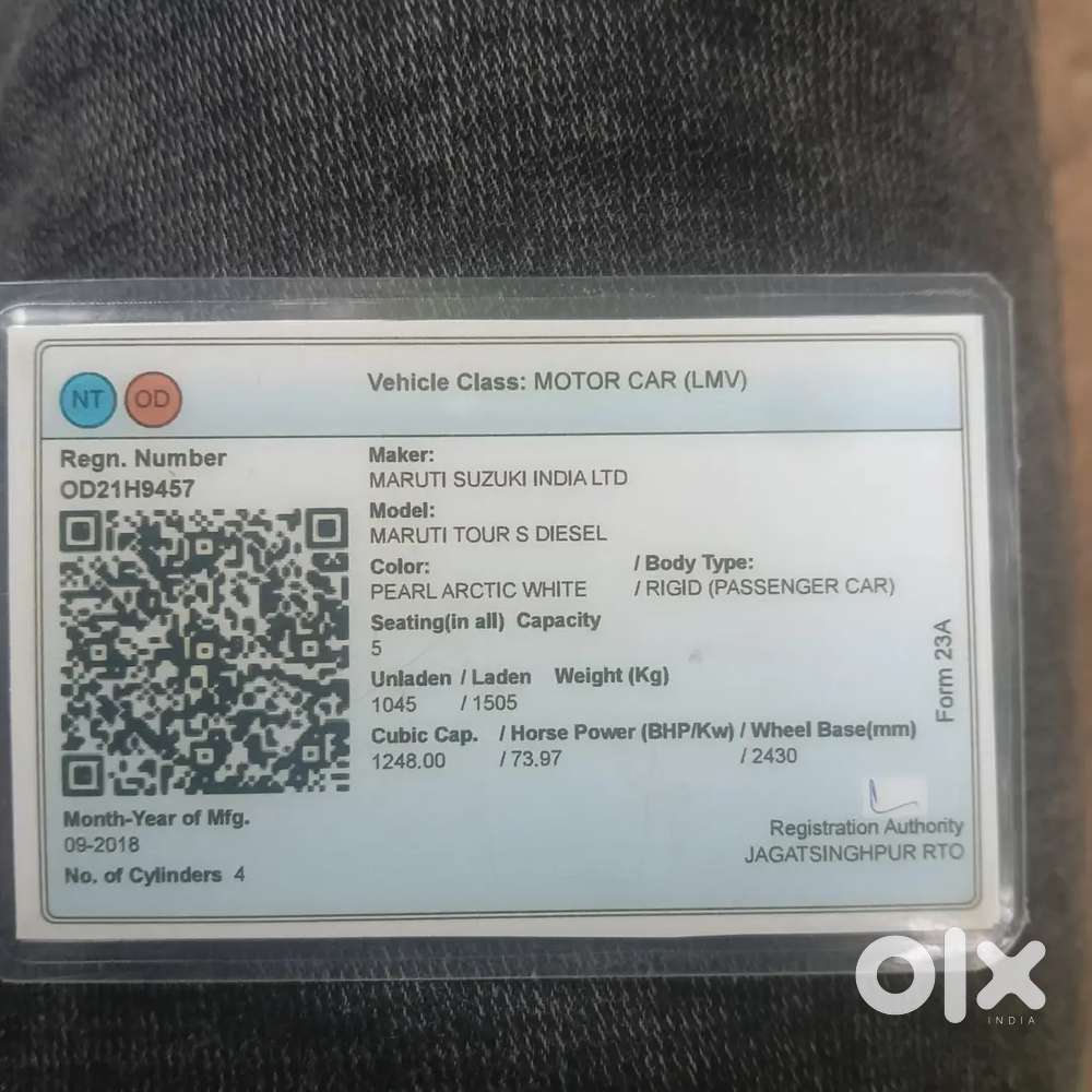 Maruti Suzuki Dzire 2018 Diesel Manual