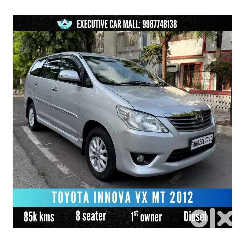 Toyota Innova 2.5 Vx 7 Seater Bs Iv, 2012, Diesel