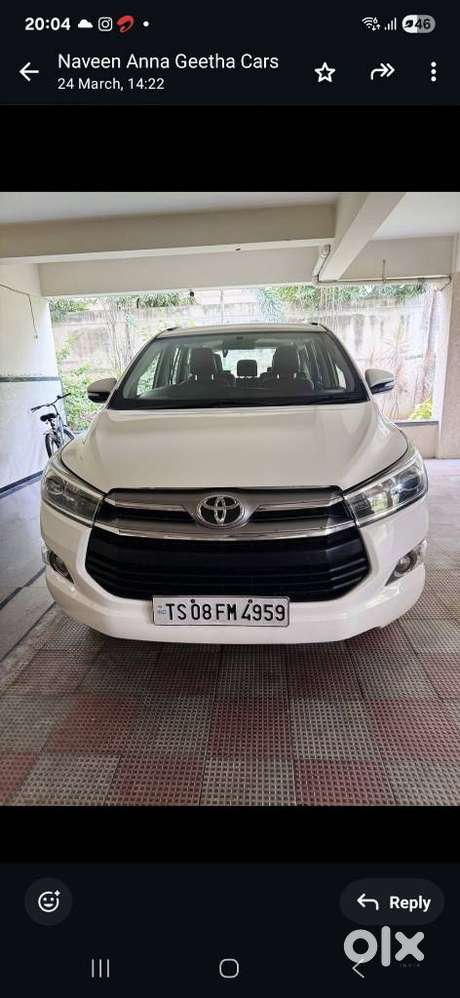 Toyota Innova Crysta 2.4 V 7 Str, 2017, Diesel