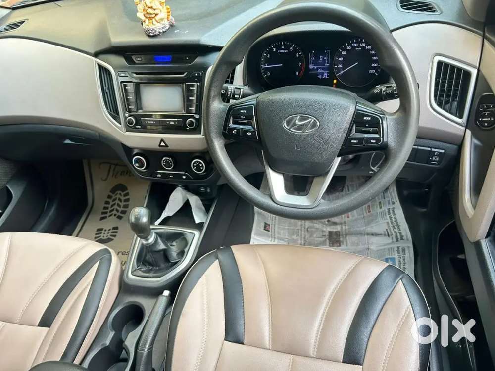 2015-16. Creta S Petrol Manual With New Seat Cover And Well Maintained
