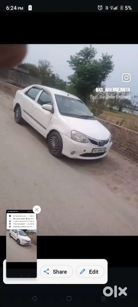 Toyota Etios 2016 Petrol 276000 Km Driven
