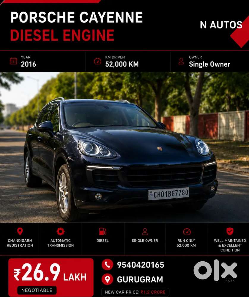 Porsche Cayenne Diesel 2016 52k Driven