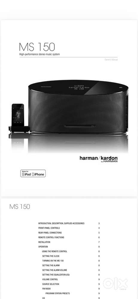 Harman kardon MS150 music system