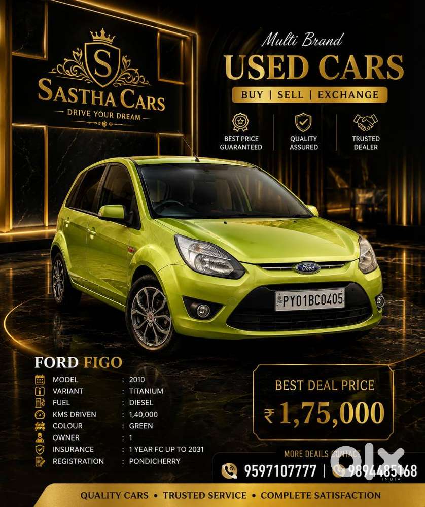 Ford Figo 1.5d Titanium Plus Mt, 2010, Diesel