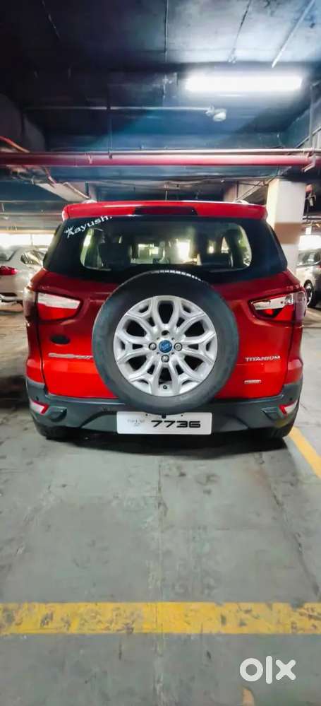 Ford Ecosport Orange Colour Well Mantain Good Condition