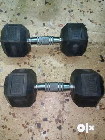 Dumbbells 10 kg Gym Fitness 1790248257