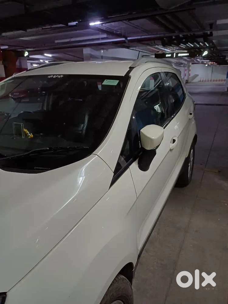 Ford Ecosport 2019 Diesel 128000 Km Driven,white Colour For Sale