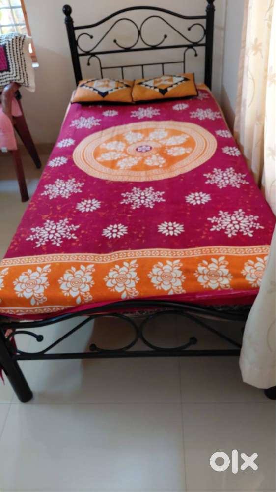 Iron Bed with Coat
