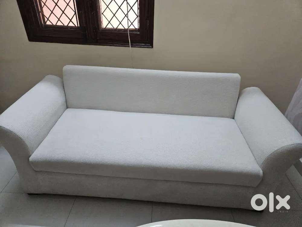 Ivory colour 3+1+1 sofa