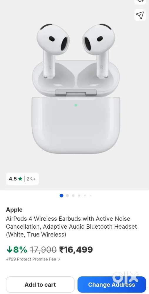 Brand New AirPods 4 with Active Noise Cancellation