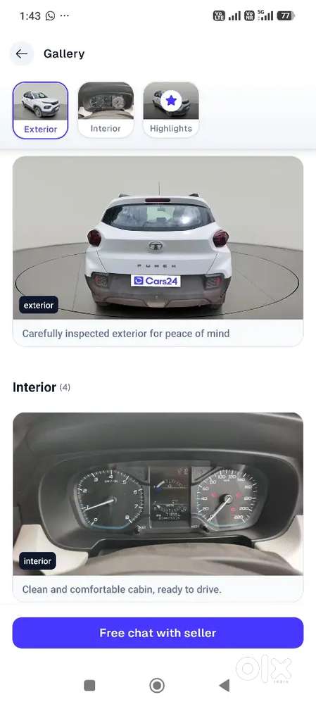 Tata Punch Dec  2021 Pure Manual Cng