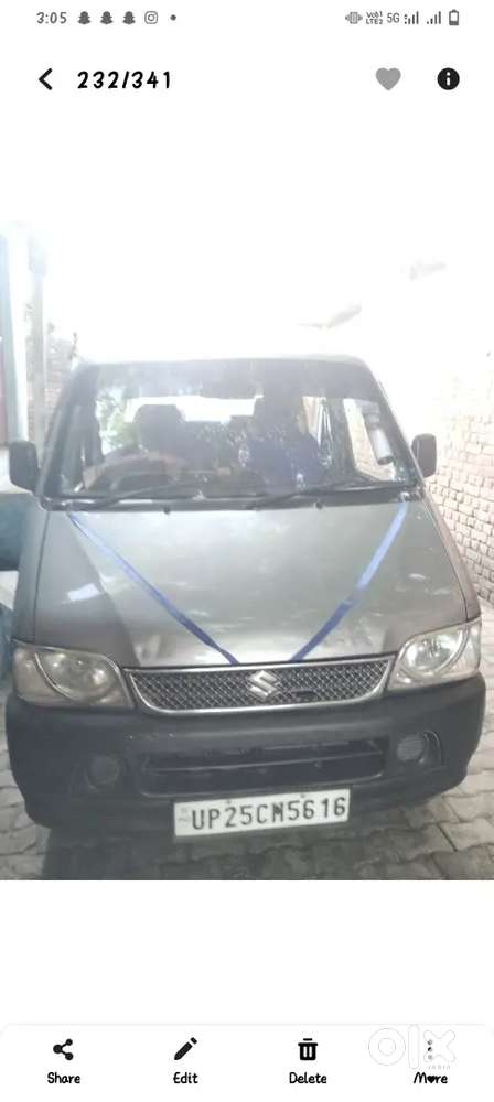 Maruti Suzuki Eeco 2019 Lpg Good Condition 3rd Owner
