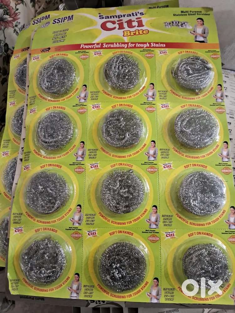 Steelwool scrubber