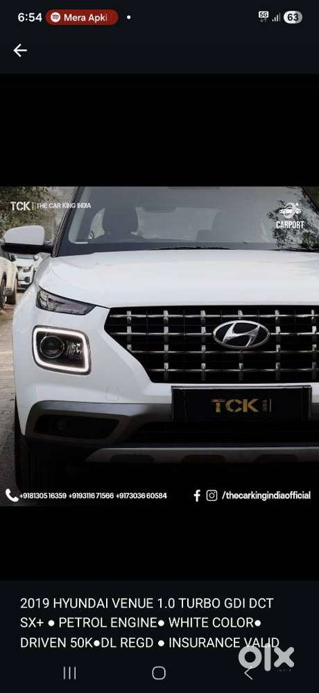 Hyundai Venue 1.0 Turbo Gdi Sx+ At, 2019, Petrol