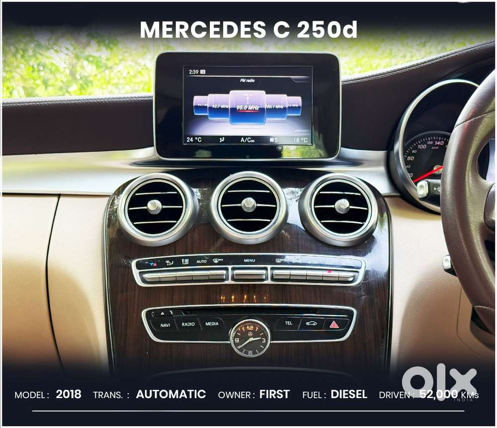 Mercedes-benz C-class 2.1 C 250 Cdi, 2018, Diesel