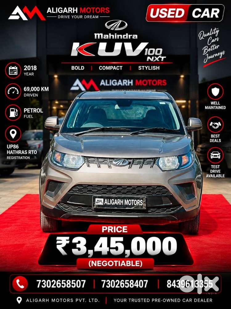 Mahindra Kuv100 Nxt 1.2 K4 Plus Petrol 6 Str, 2018, Petrol