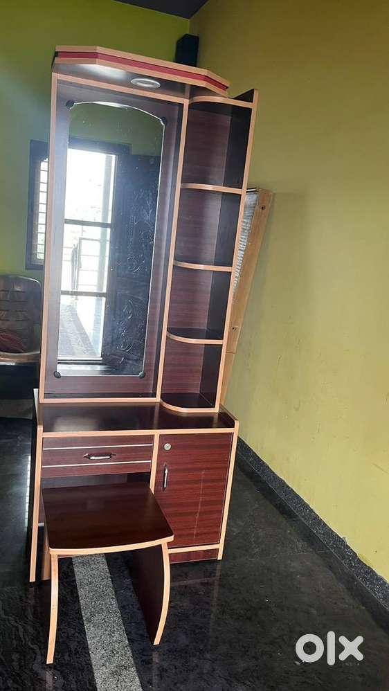 Wooden dressing table and Wooden cot King Size