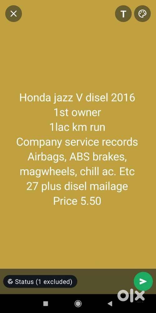 Honda Jazz 1.5 Sv I Dtec, 2016, Diesel
