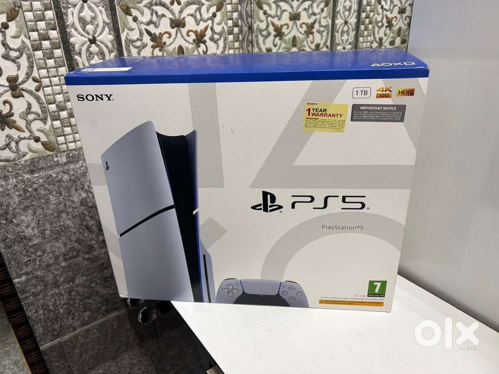 Ps5 slim 1TB with disk, sealed pack,