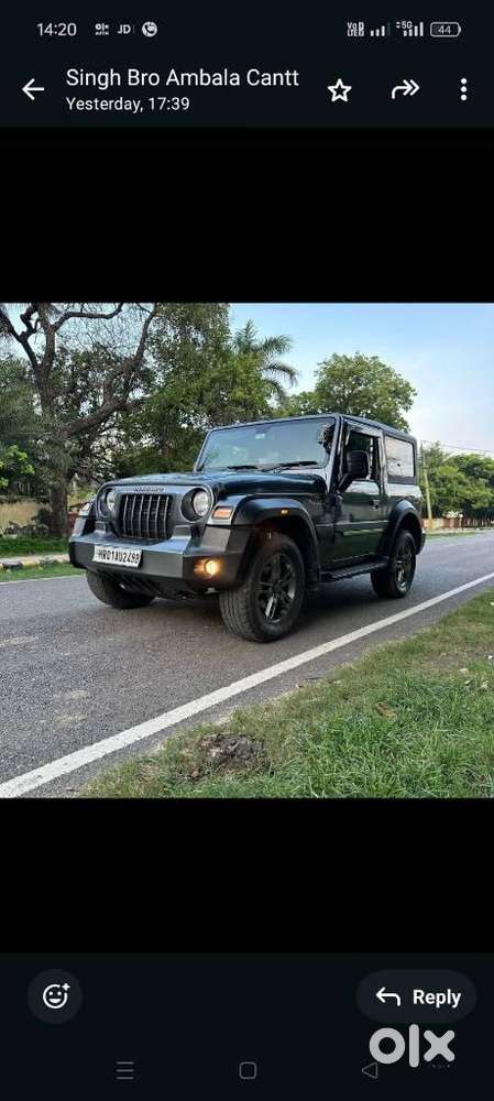 Mahindra Thar Lx Convertible Top Diesel Mt 4wd, 2020, Diesel