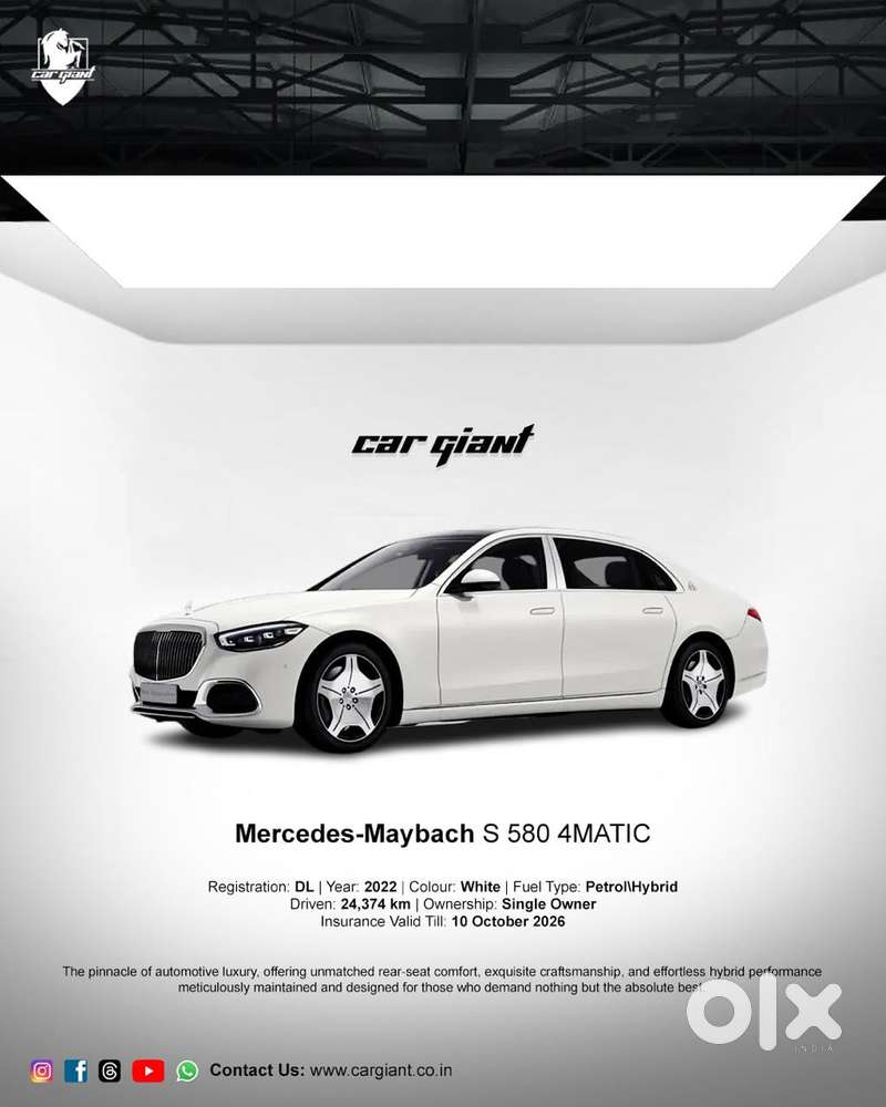 Mercedes-benz Maybach S-class S 580 4matic, 2022, Petrol