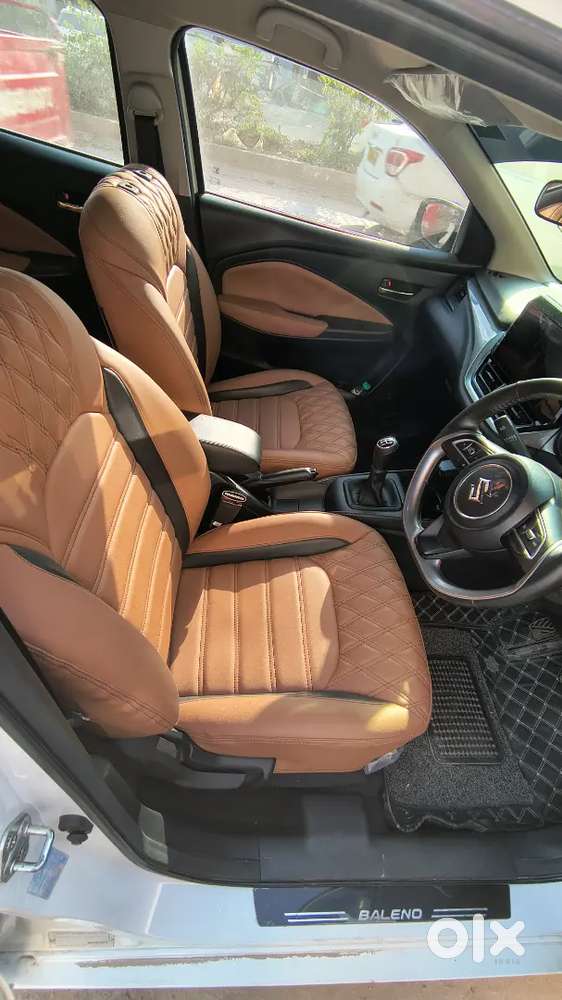 Baleno 2023 Petrol 1st Owner White Alloy Wheels Led Light Music System