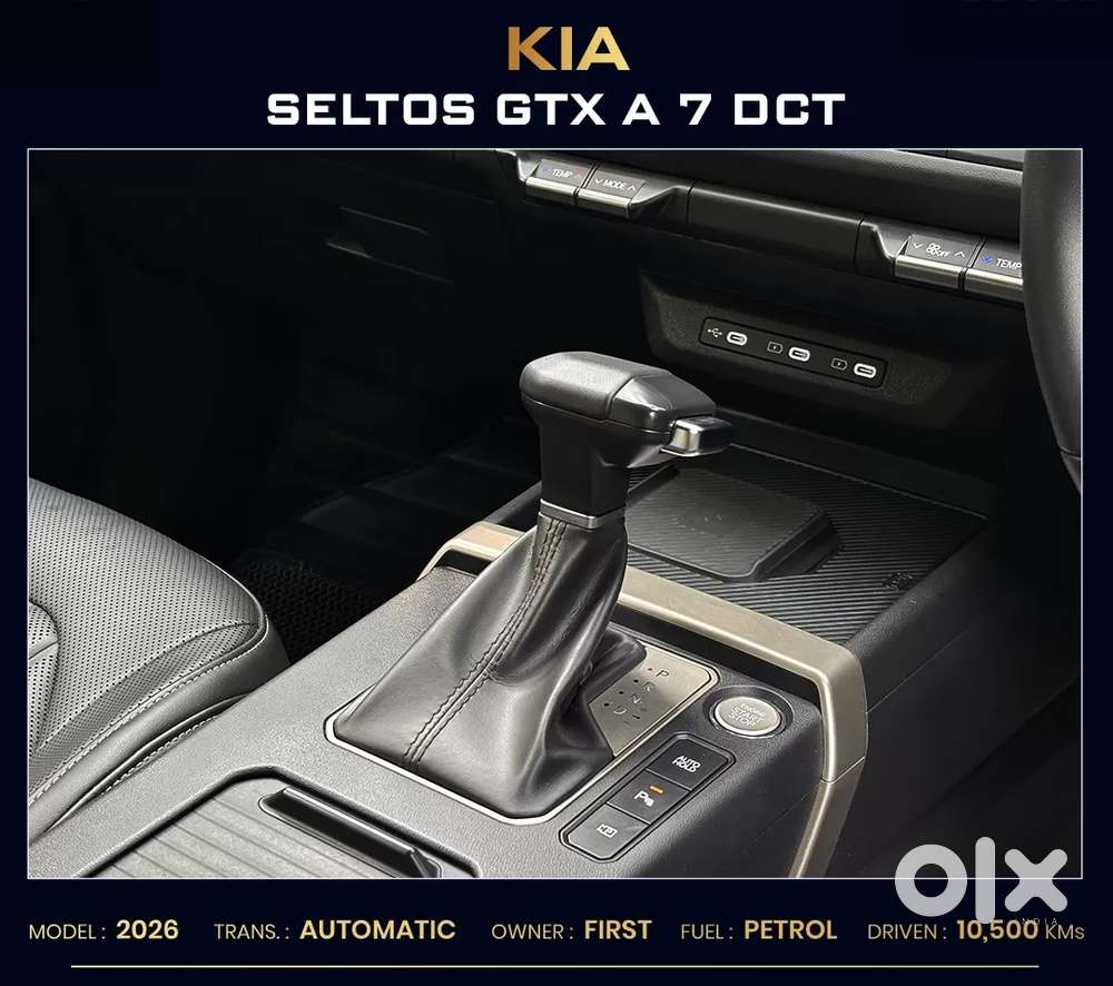 Kia Seltos Gtx Plus 1.5 Turbo Petrol Dct, 2026, Petrol