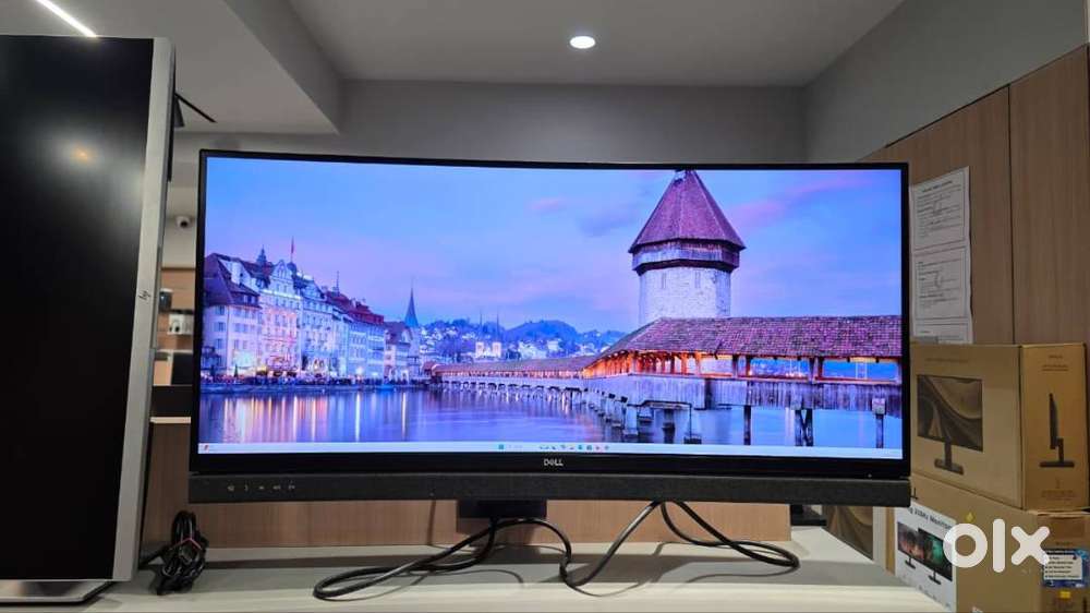 Refub Dell C3422WE 34 Inch Ultrawide Curved Monitor Webcam