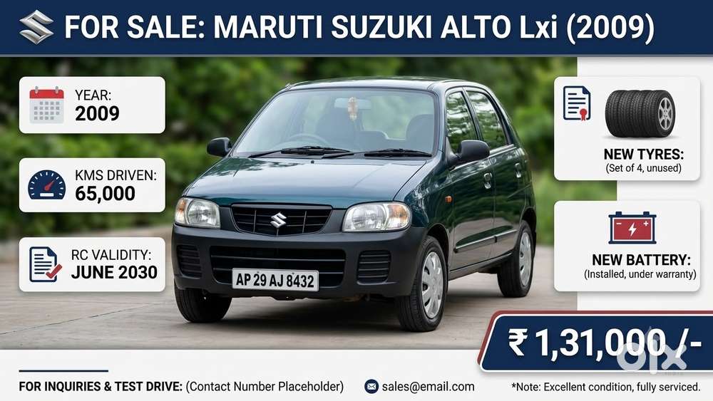 Maruti Suzuki Alto Lxi Bsiii, 2009, Petrol