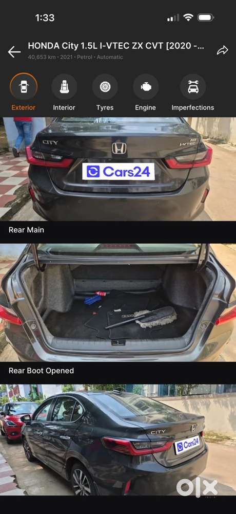 Honda City Zx Petrol Well Maintained