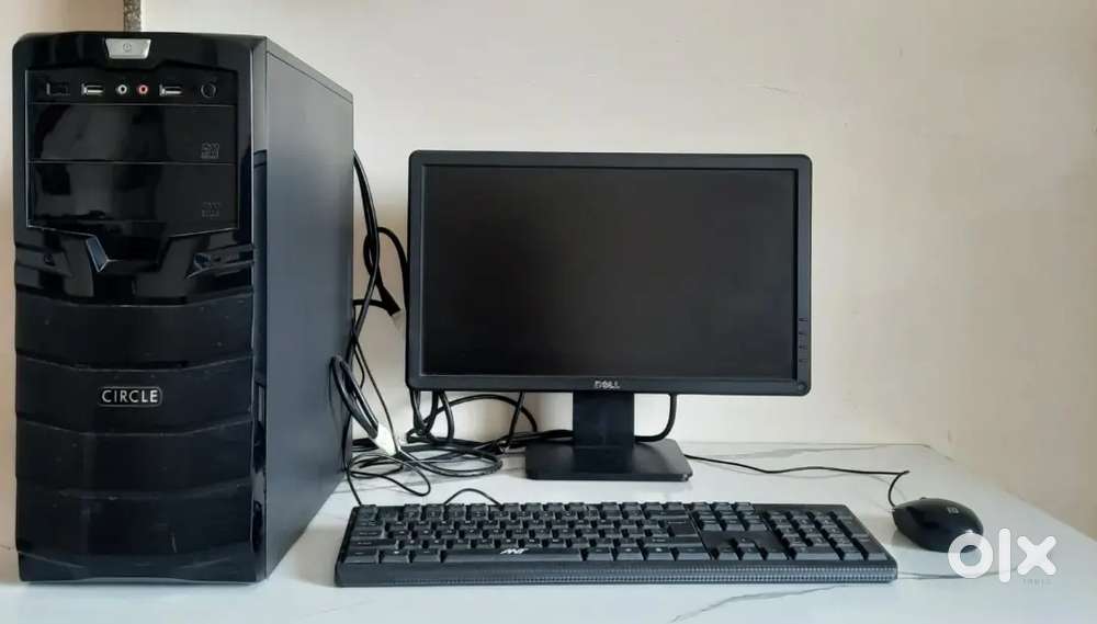 Complete Desktop PC Setup | i3 4th Gen | 8GB RAM | SSD | Dell Monitor