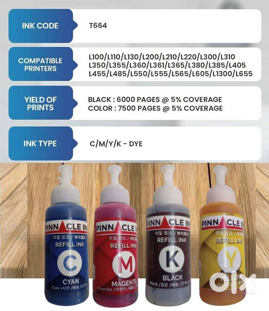 Refill Ink for Epson Hp Brother Canon Printer Ink Ciss Cartridge Ink