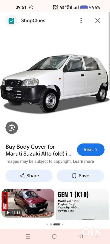 Maruti Alto 2011 Model 2030 Tk Valild H Insurance Pollution