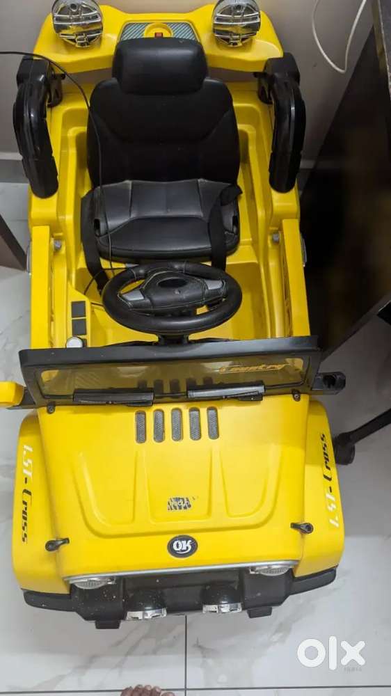 The Yellow Jeep Kids Electric Car - Photo 2