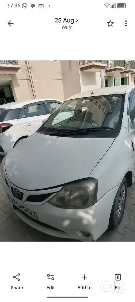 Toyota Etios 2016 Petrol