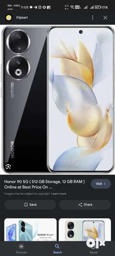 Honor 90 5G ( 512 GB Storage, 12 GB RAM ) Online at Best Price On
