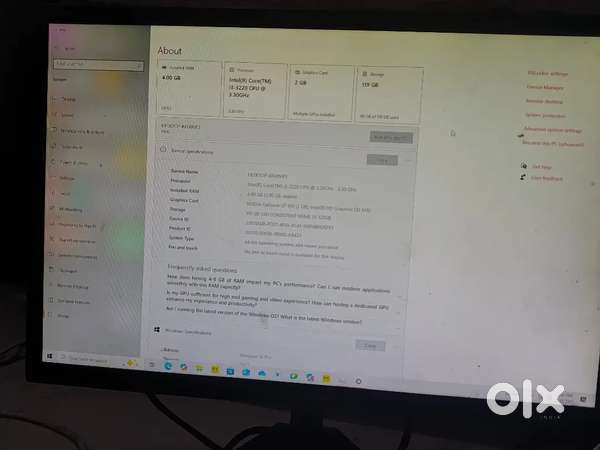 Computer PC and lcd