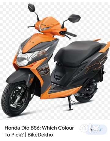 Honda dio online bikedekho