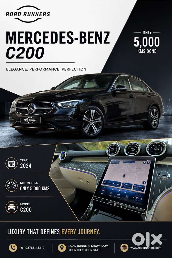 Mercedes-benz C-class C 200, 2024, Petrol