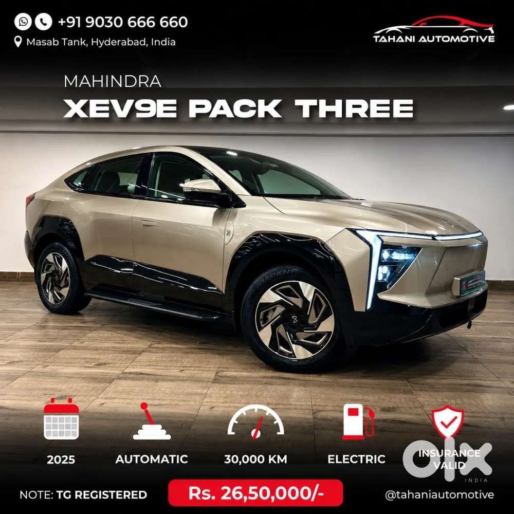 Mahindra Xev 9e Pack Three (top Model), 2025, Electric