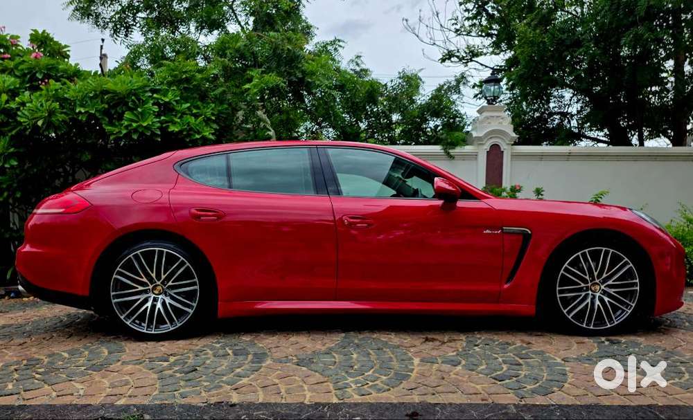 Porsche Panamera In Carmine Red On 21 Forged Wheels
