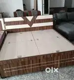 Discount sale- Double bed with box 6999/- Emi available